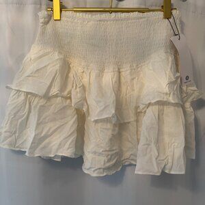 Ruffle Mini Skirt with Built in Shorts